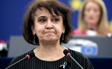 Oksana Zabużko w Parlamencie Europejskim
