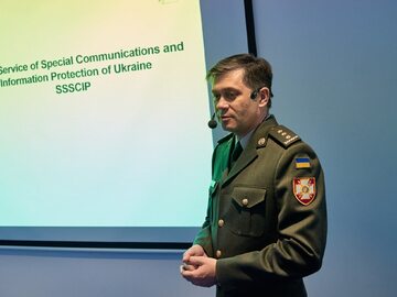 Oleksandr Potij zastępca kierownika Państwowej Służby ds. Łączności Specjalnej i Ochrony Informacji Ukrainy