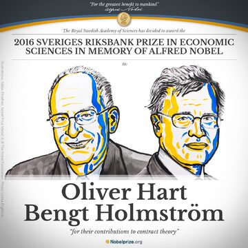 Oliver Hart i Bengt Holmstrom