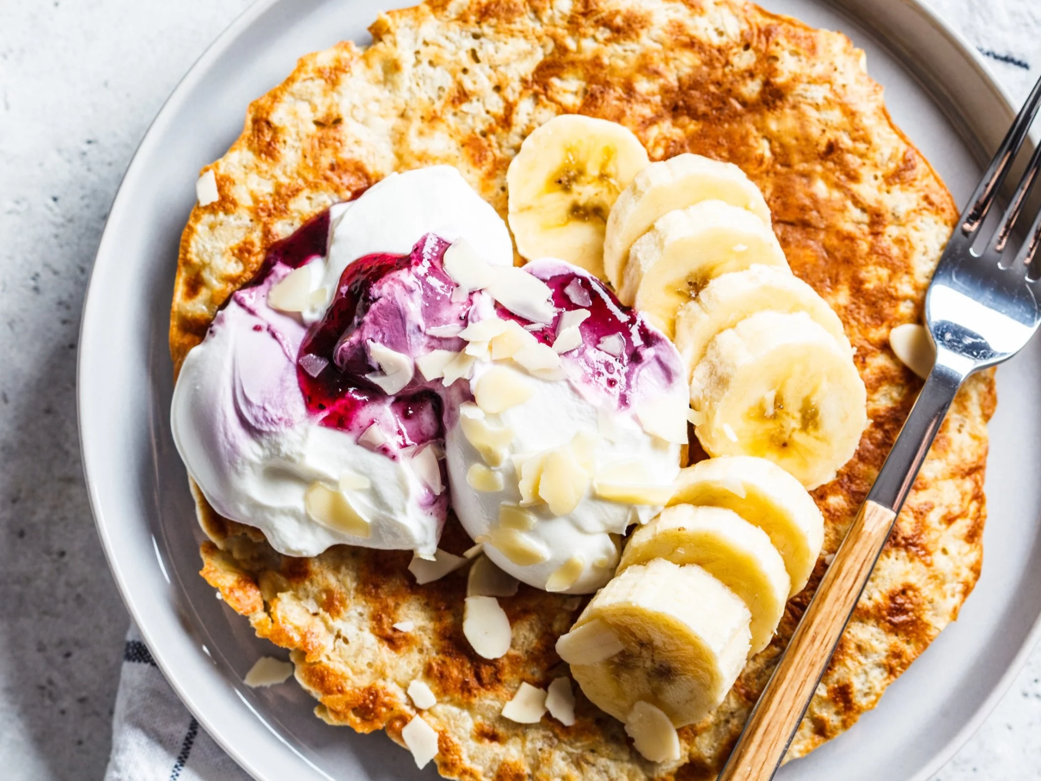 Omlet z bananami
