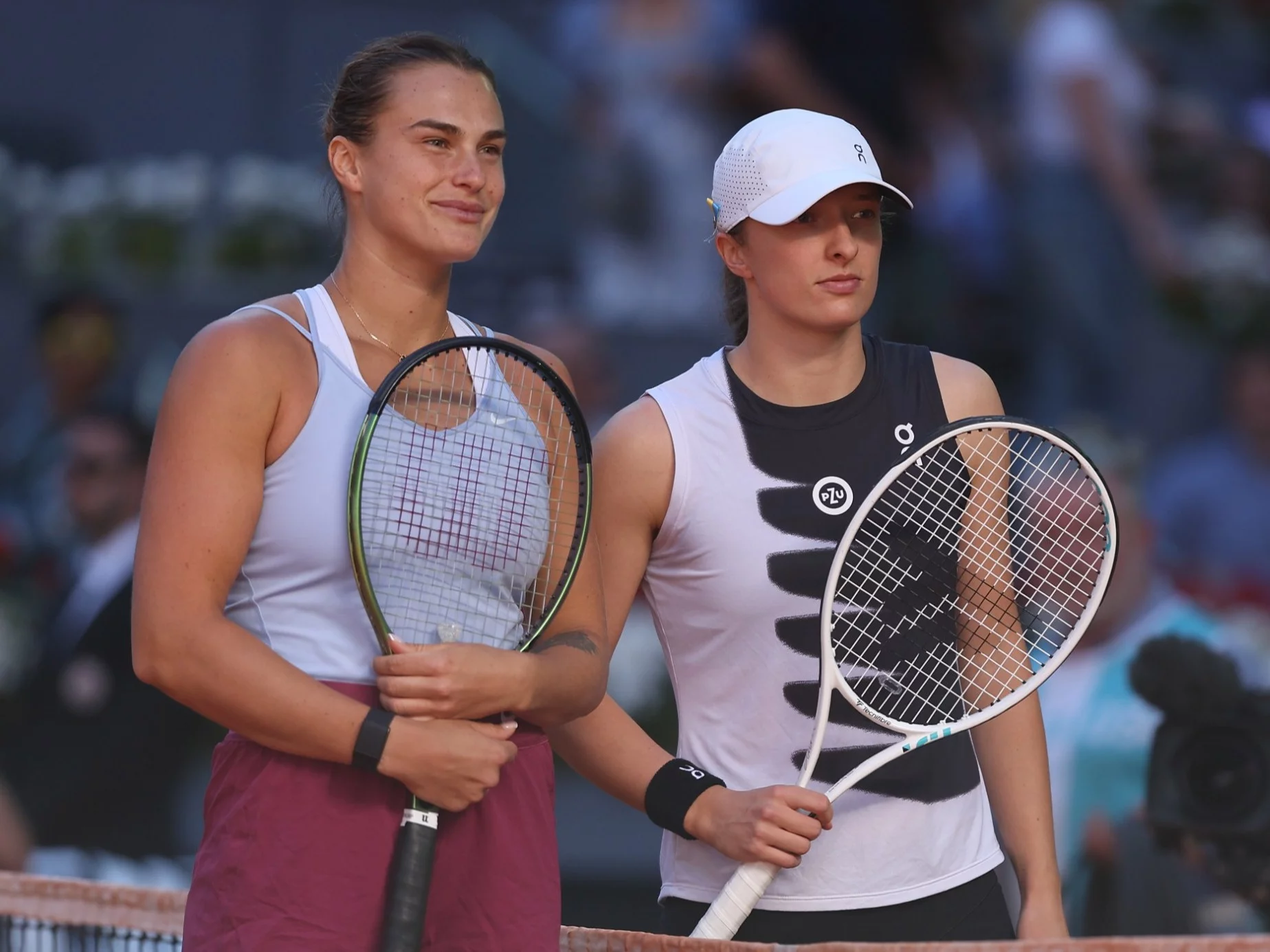 Aryna Sabalenka i Iga Świątek