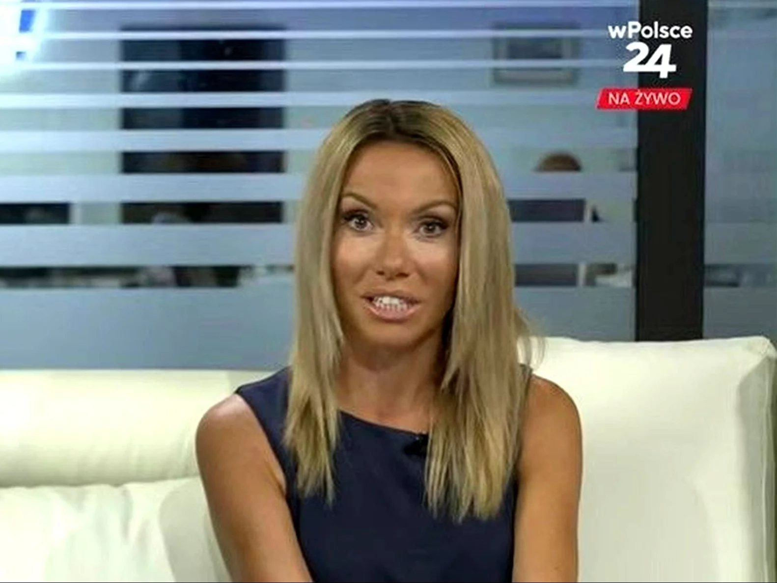 Małgorzata Opczkowska na antenie wPolsce24