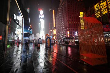 Opustoszały Time Square