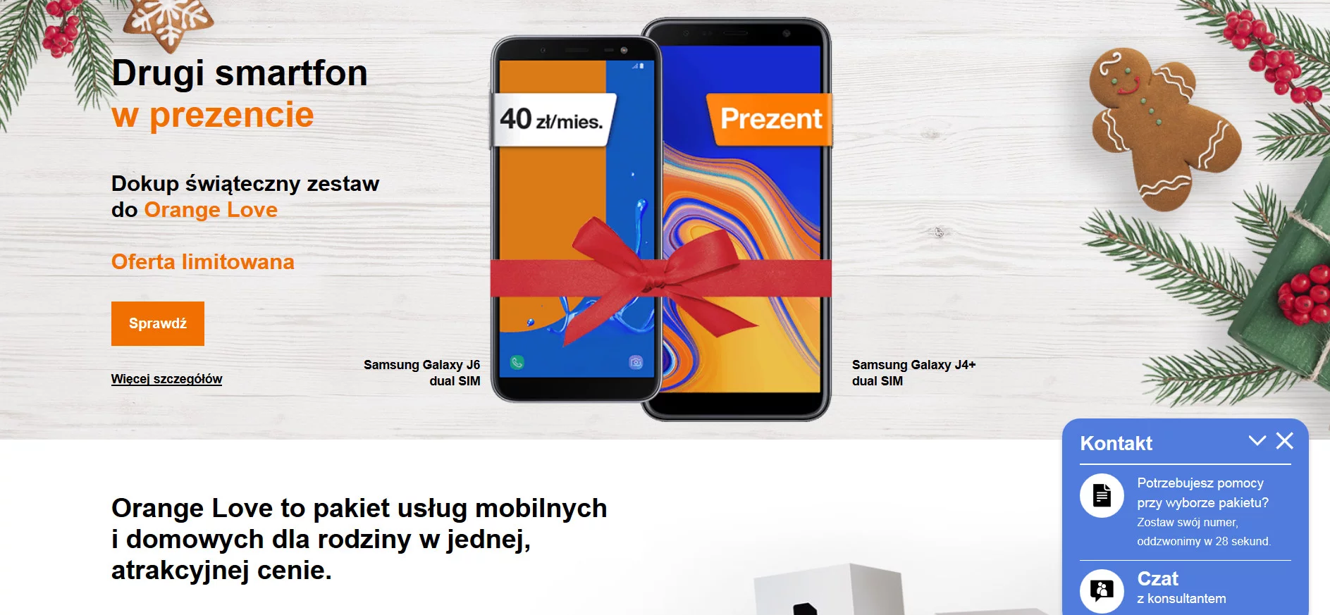 Świąteczna promocja Orange