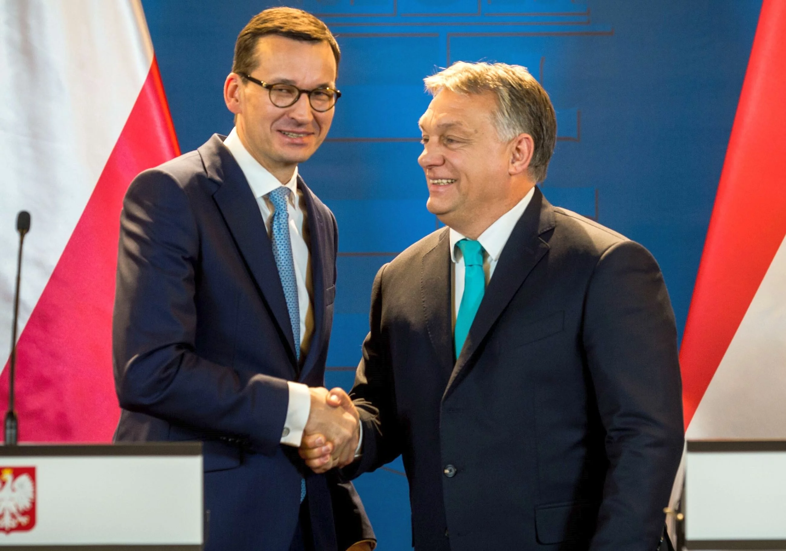 Mateusz Morawiecki i Viktor Orban