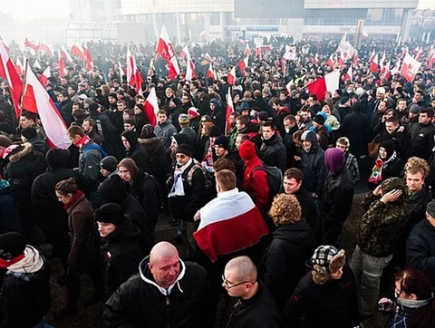Marsz Niepodległości (fot. Jakub Czermiński)