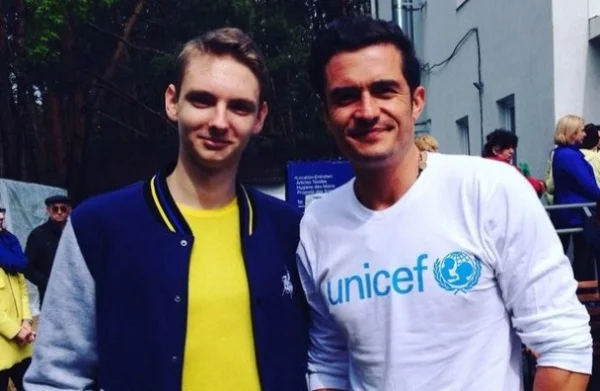 Orlando Bloom na Ukrainie