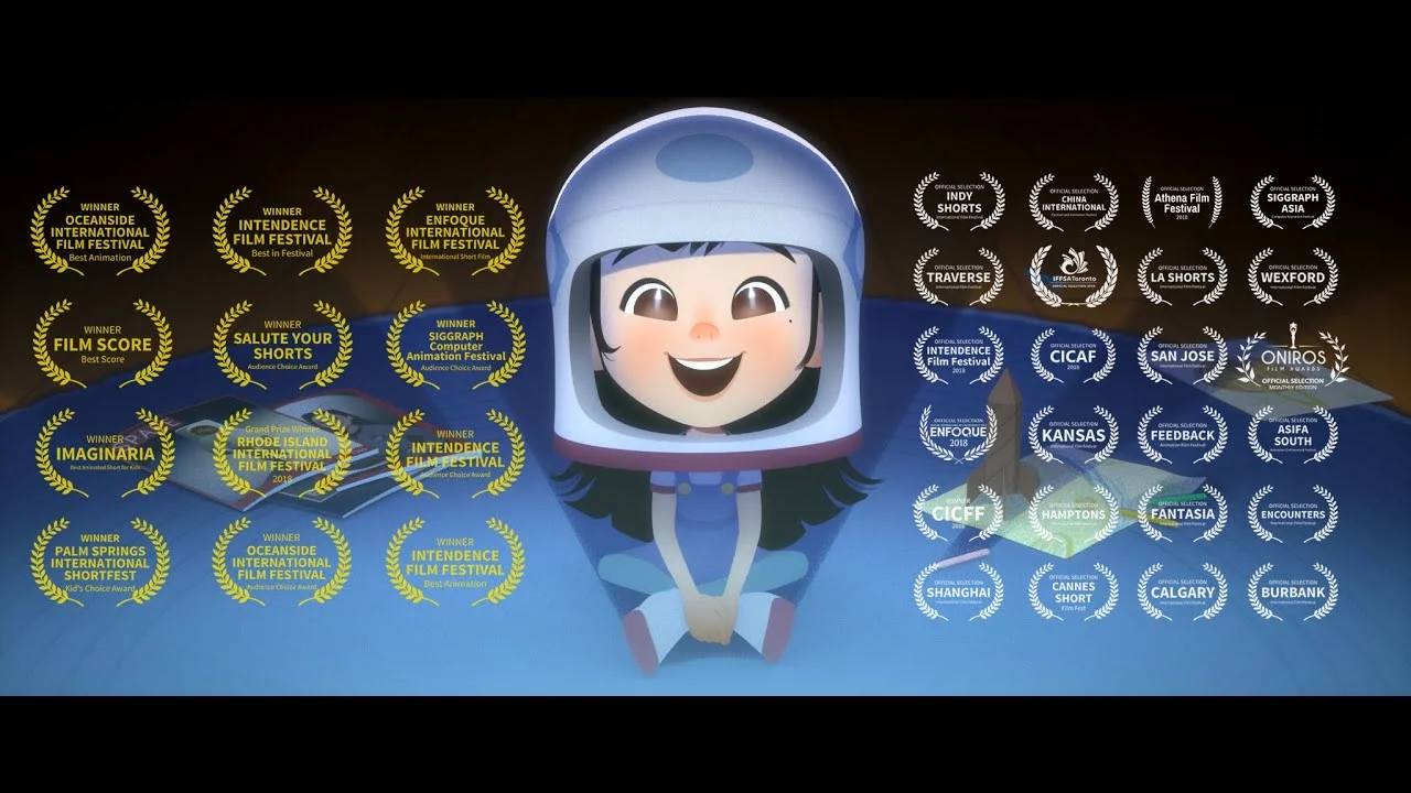 Grafika reklamująca animację "One Small Step"