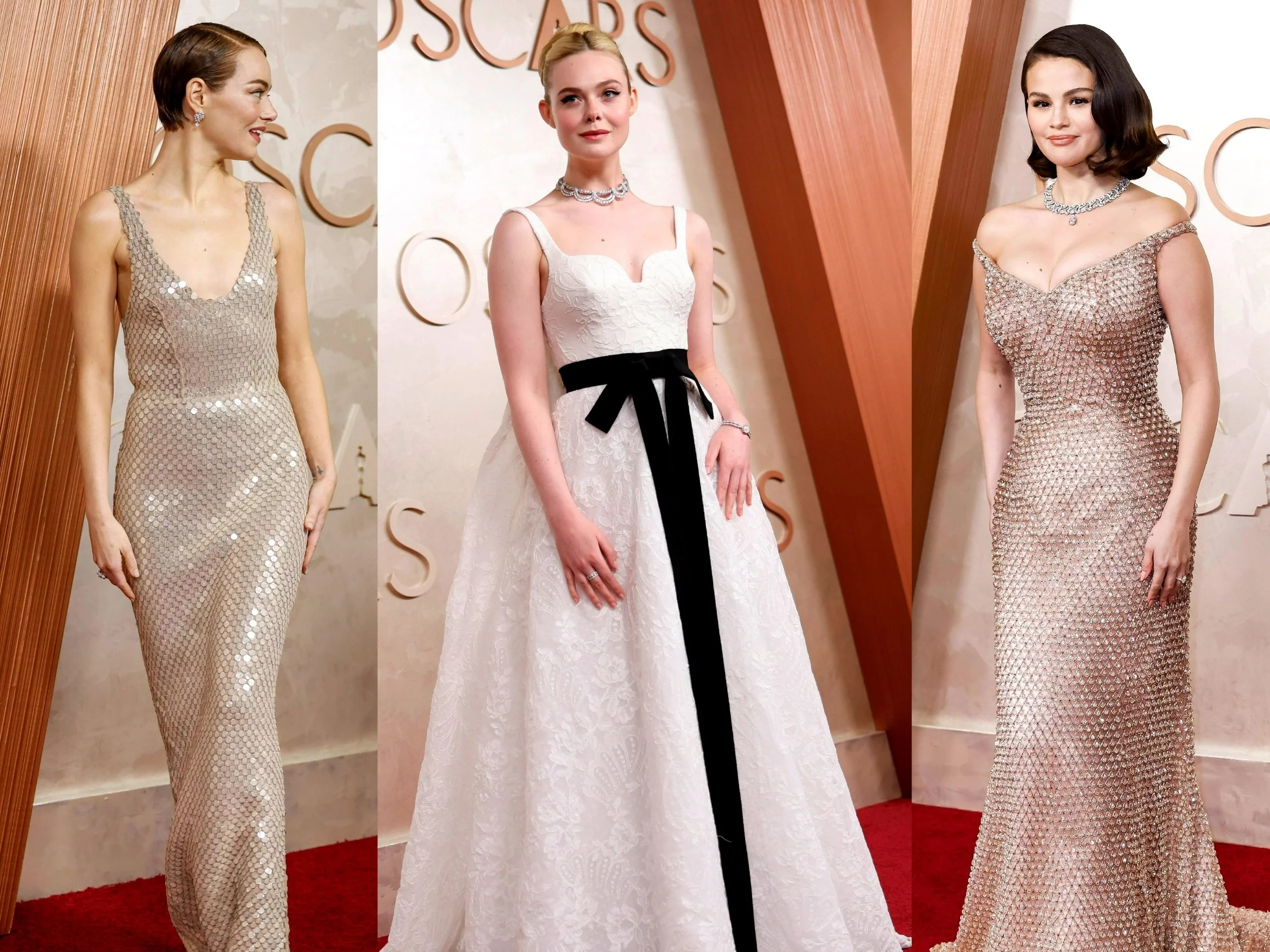 Emma Stone, Elle Fanning i Selena Gomez