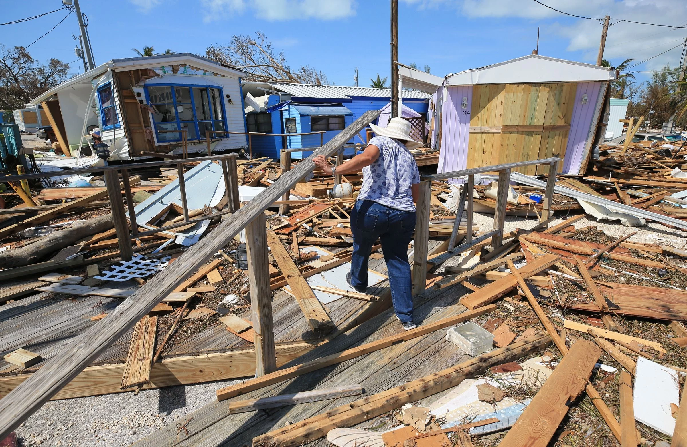 Skutki przejścia huraganu Irma nad Florydą