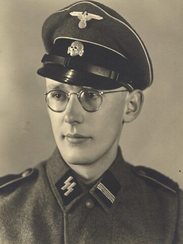 Oskar Gröning w młodości