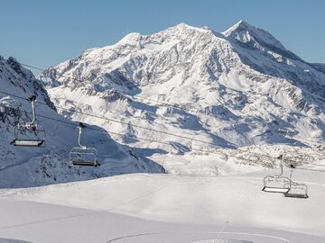 Ośrodek narciarski w Alpach