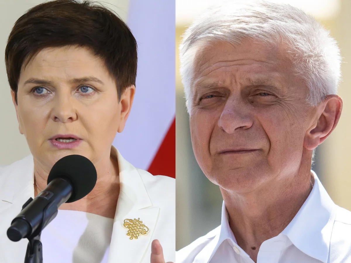 Beata Szydło i Marek Belka