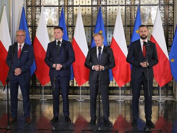 Oświadczenie liderów ugrupowań opozycji przed spotkaniem z prezydentem Andrzejem Dudą