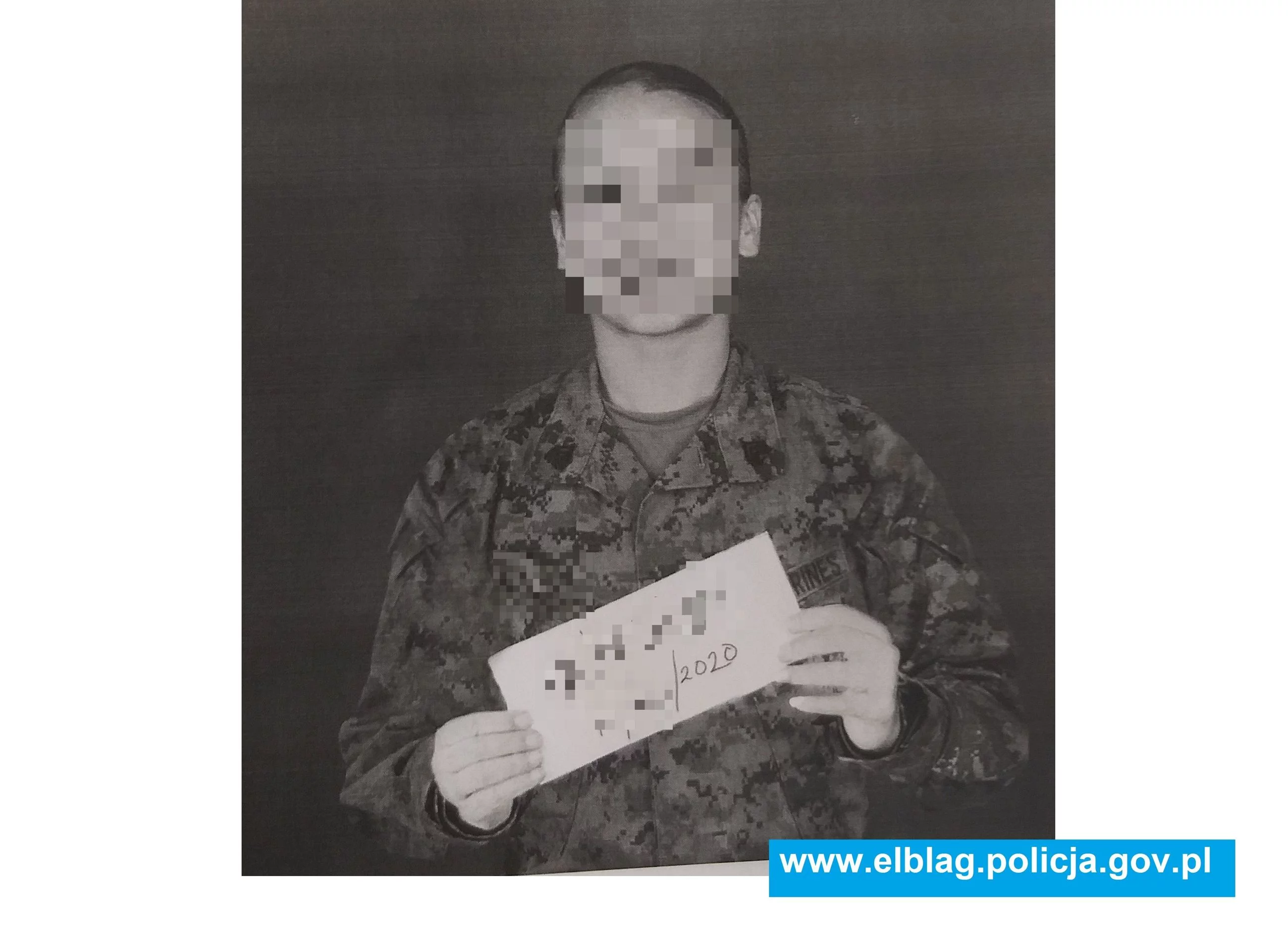 Fotografia przysłana przez oszusta