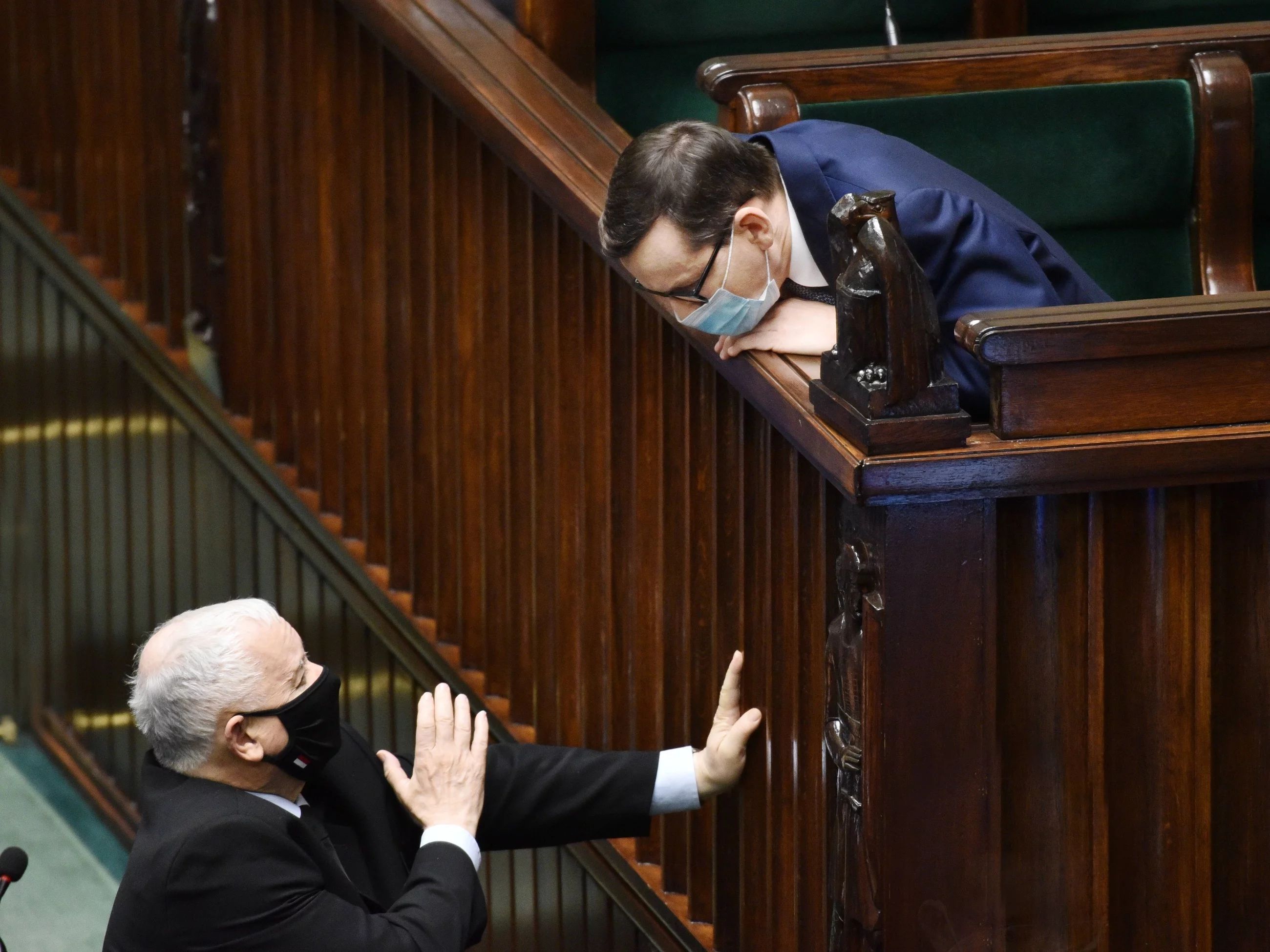 Jarosław Kaczyński i Mateusz Morawiecki