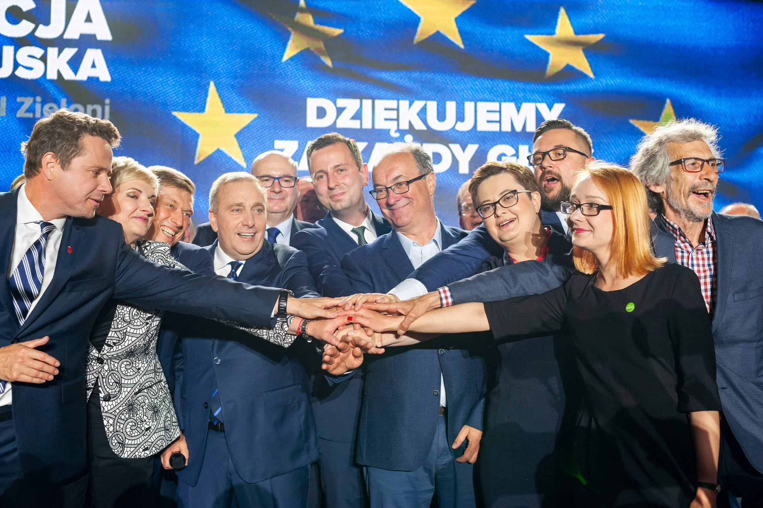 Wieczór wyborczy Koalicji Europejskiej