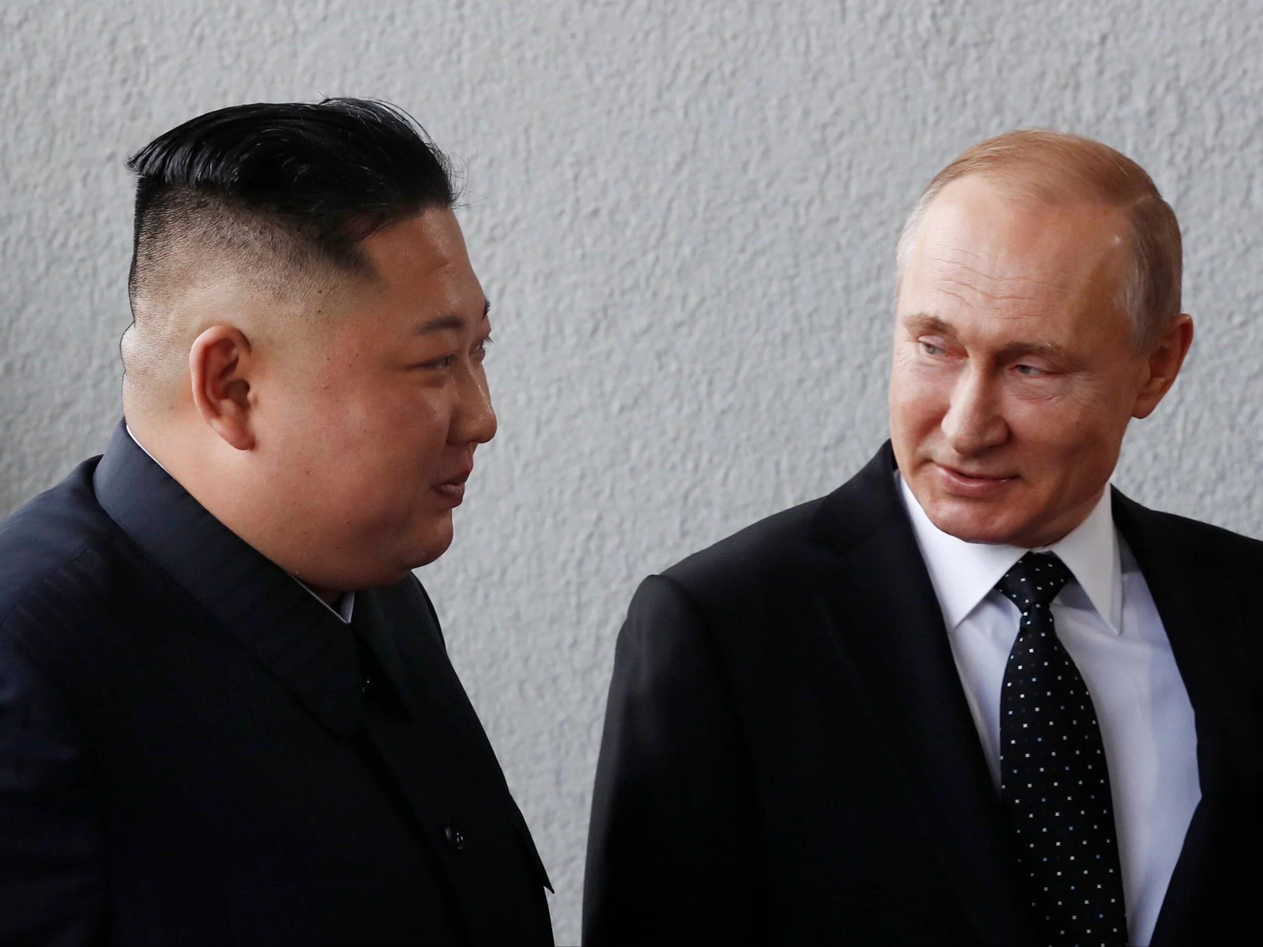 Kim Dzong Un i Władimir Putin