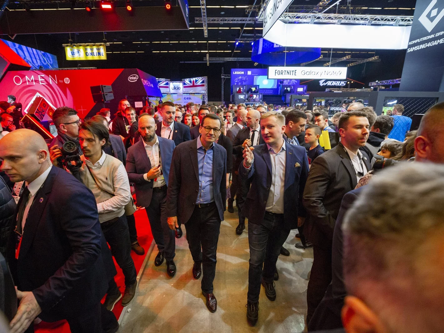 Premier Mateusz Morawiecki na IEM Katowice w 2019