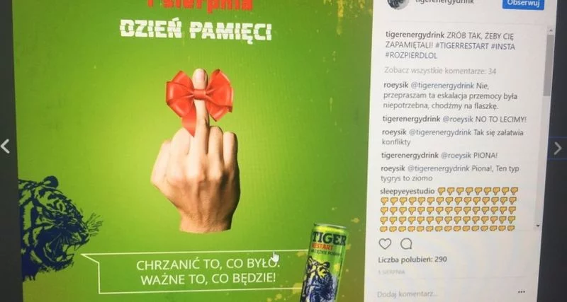 Zdjęcie reklamy Tigera