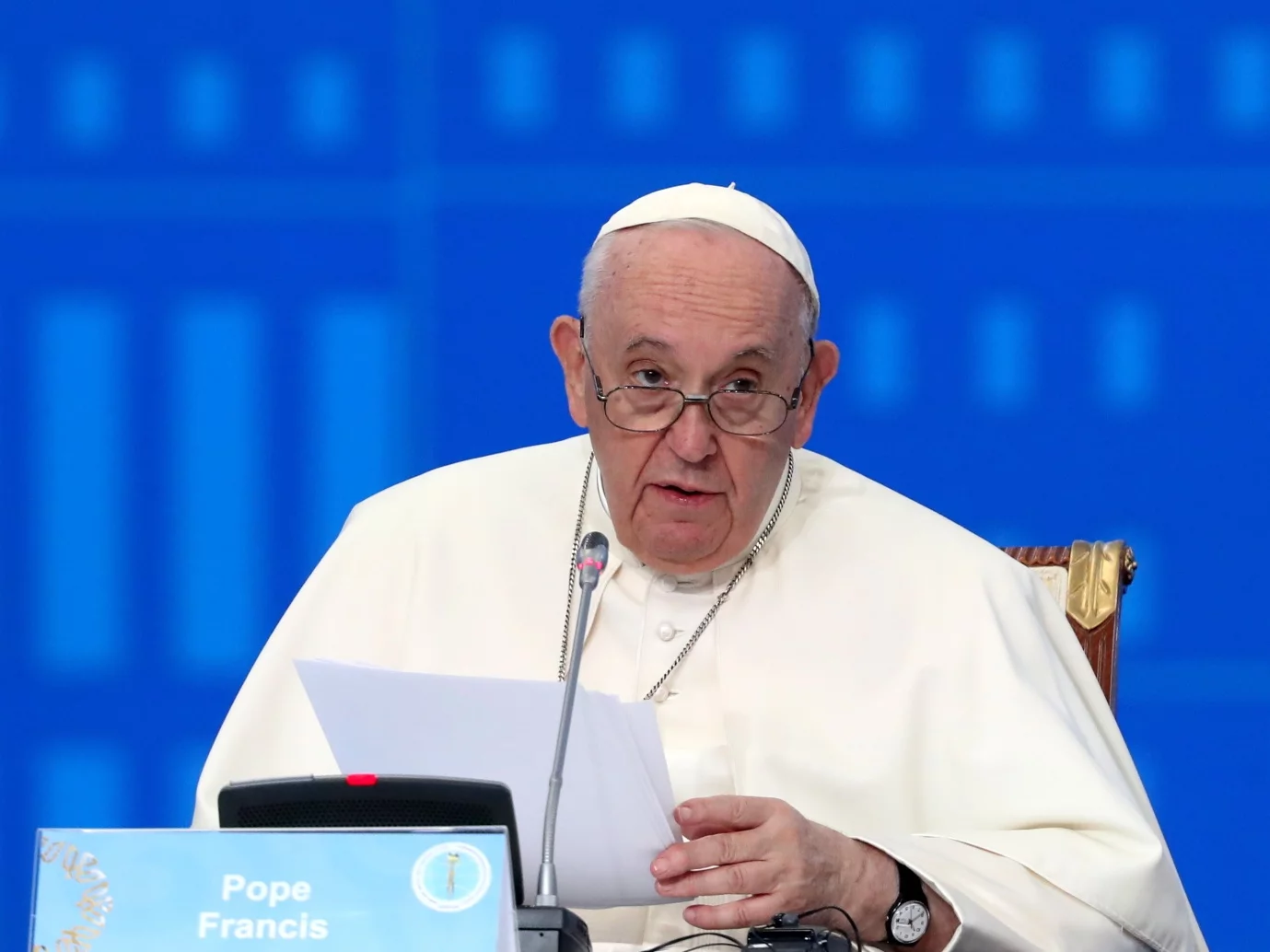 Papież Franciszek w Kazachstanie