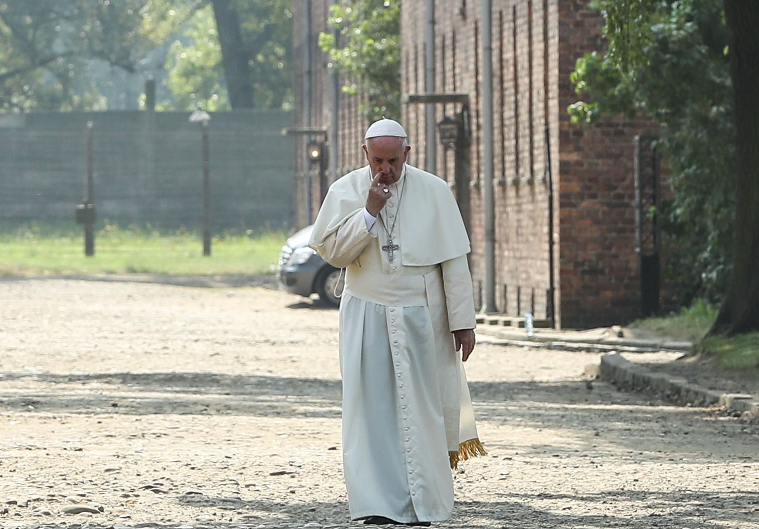 Papież Franciszek w Oświęcimiu