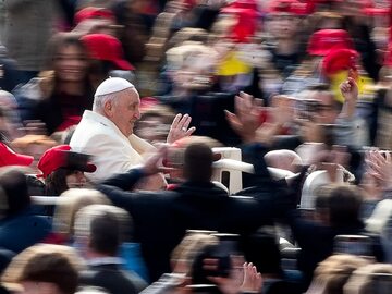 Papież Franciszek w Watykanie