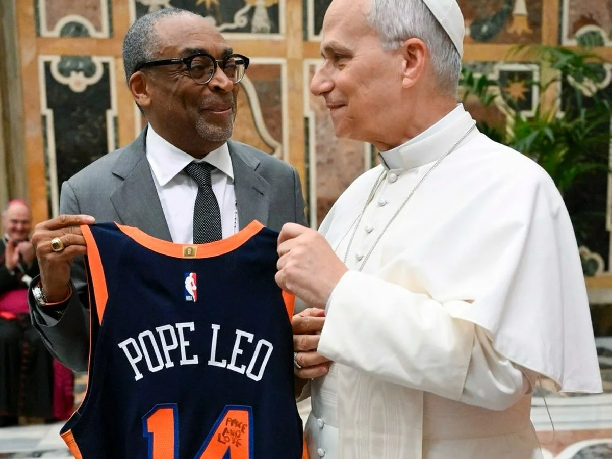 Papież Leon XIV i Spike Lee