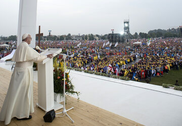 Papież na krakowskich Błoniach