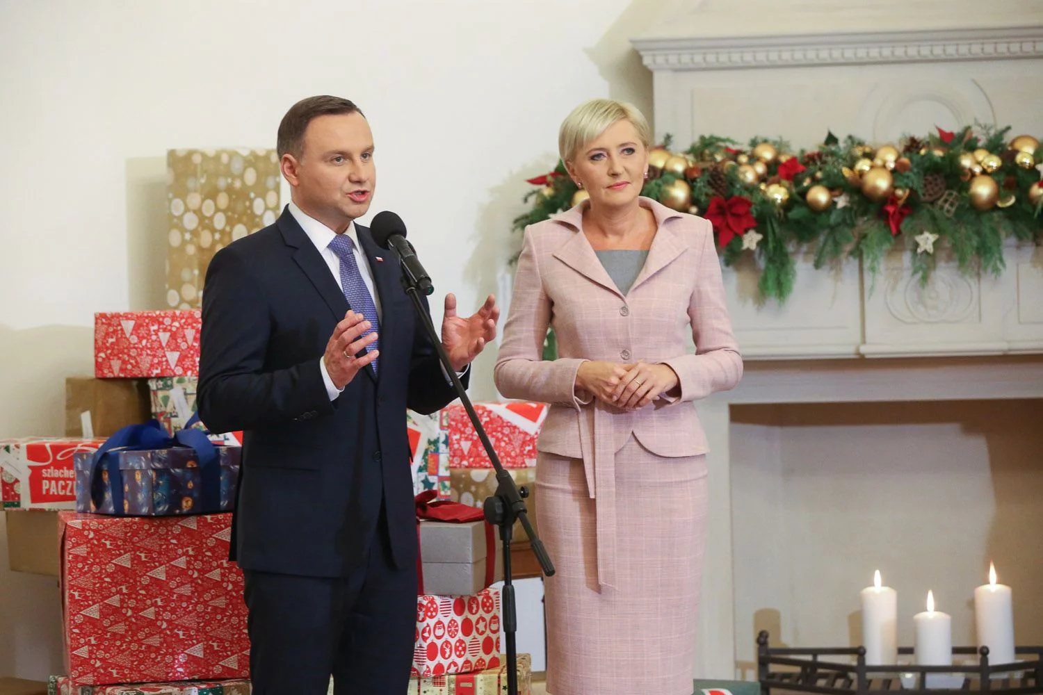 Andrzej Duda i Agata Kornhauser-Duda