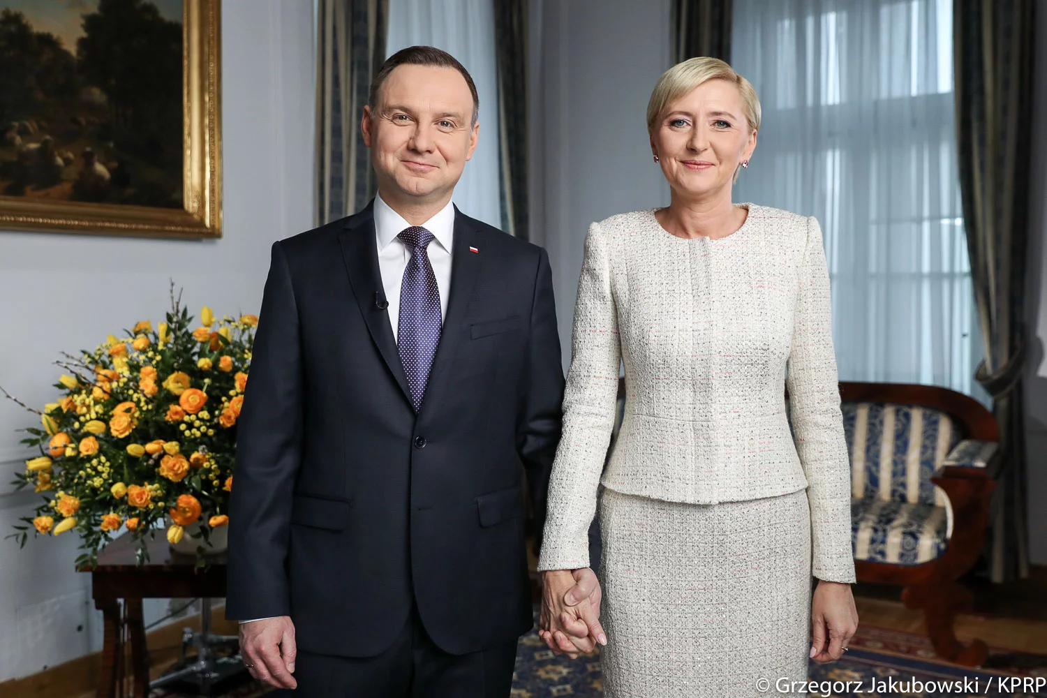 Andrzej Duda i Agata Kornhauser-Duda