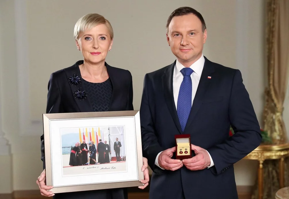 Agata Kornhauser-Duda i Andrzej Duda