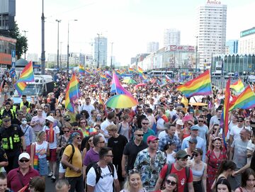 Parada Równości w Warszawie, 19 czerwca 2021 r.