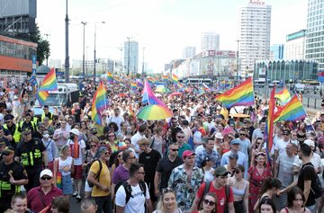 Parada Równości w Warszawie, 19 czerwca 2021 r.