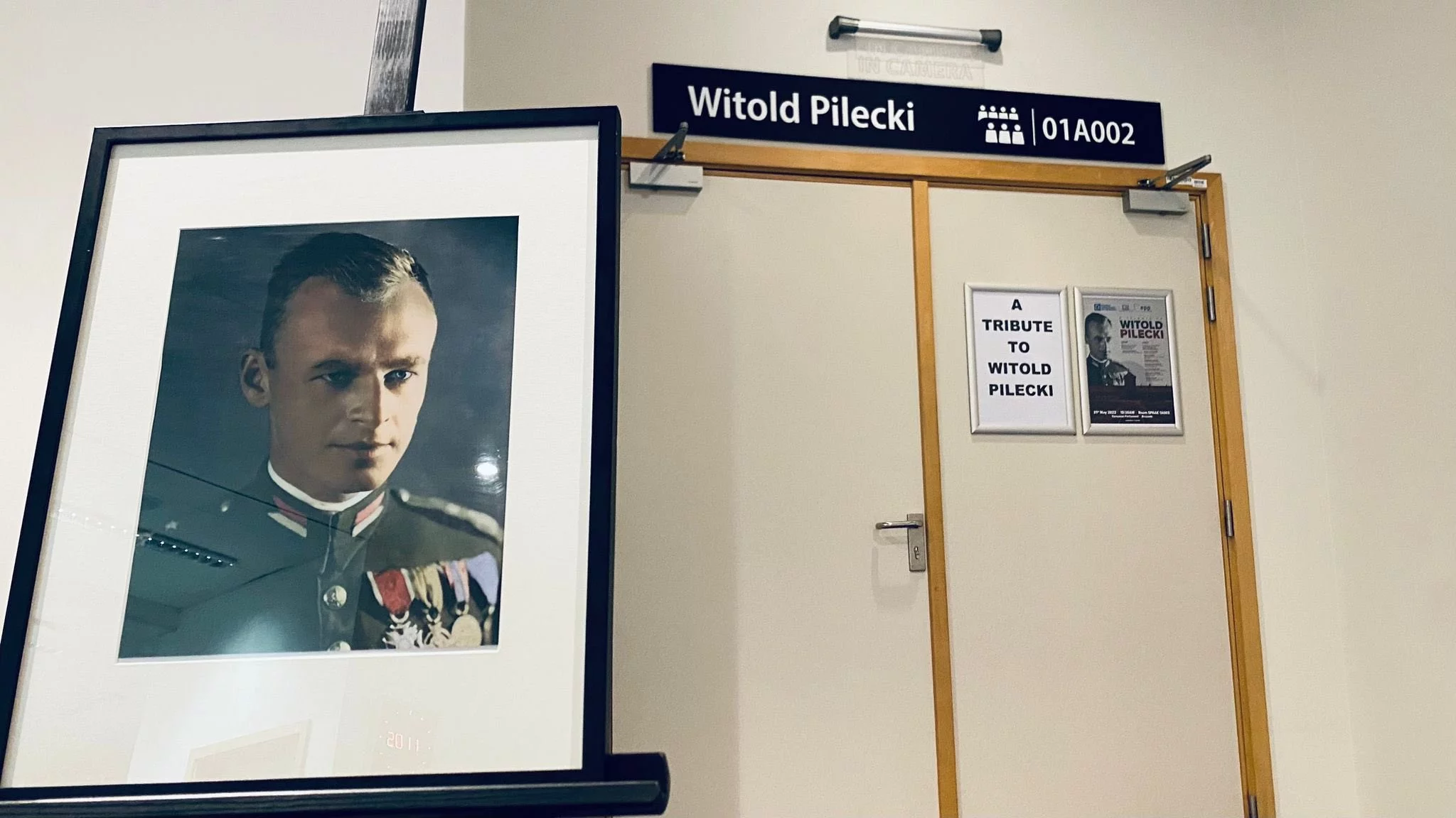 Sala Witolda Pileckiego w Parlamencie Europejskim