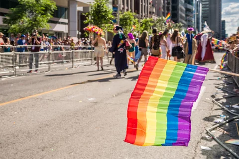 Tęczowa flaga uznana za symbol homoseksualizmu