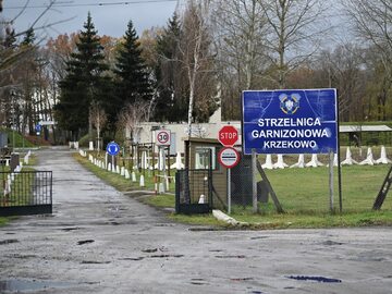 Pas Ćwiczeń Taktycznych (PĆT) przy strzelnicy garnizonowej na osiedlu Krzekowo w Szczecinie