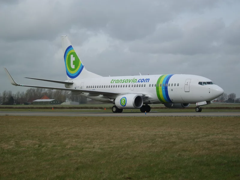 Samolot linii Transavia, zdjęcie ilustracyjne