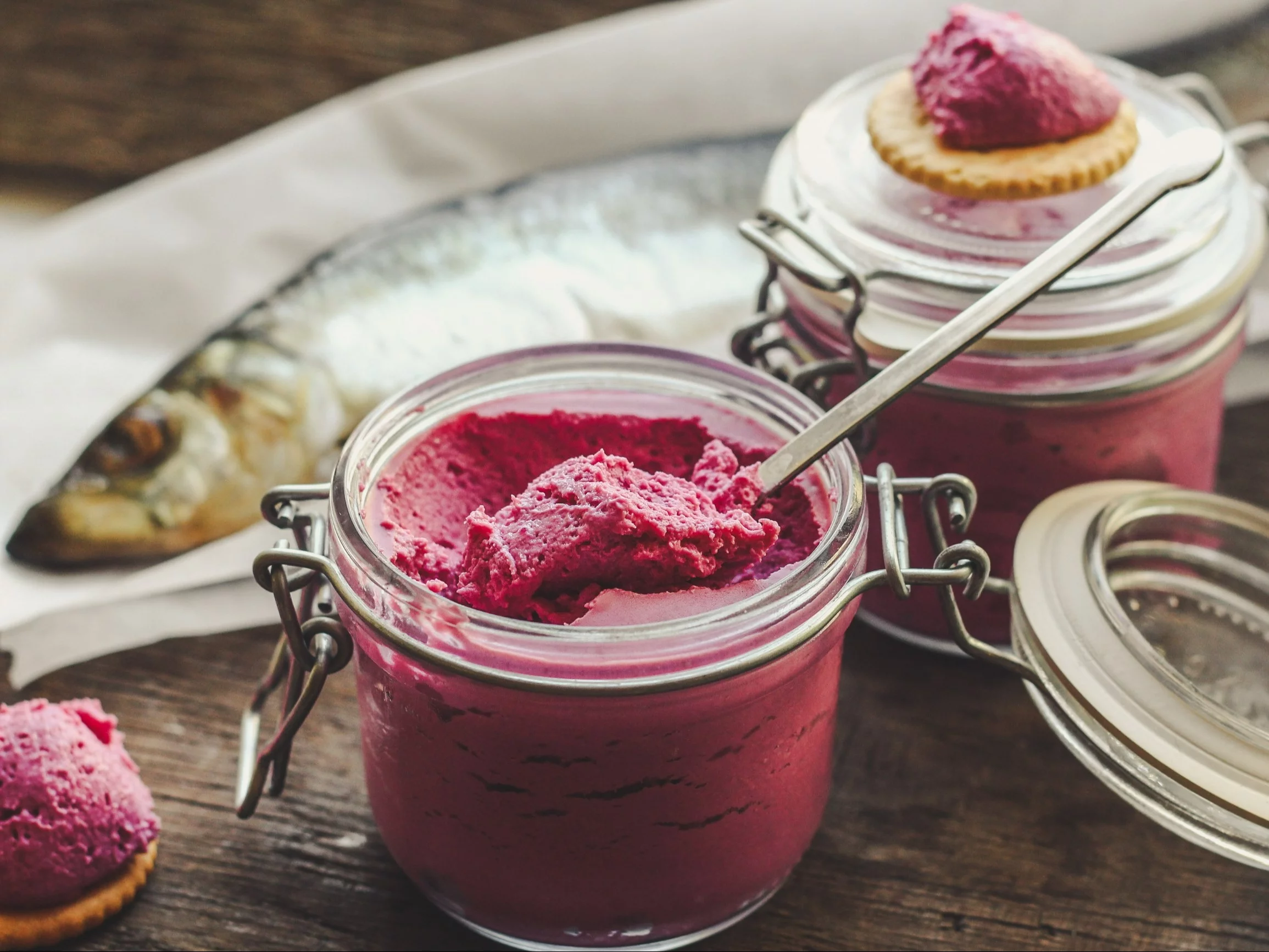 Pasta śledziowa z burakami