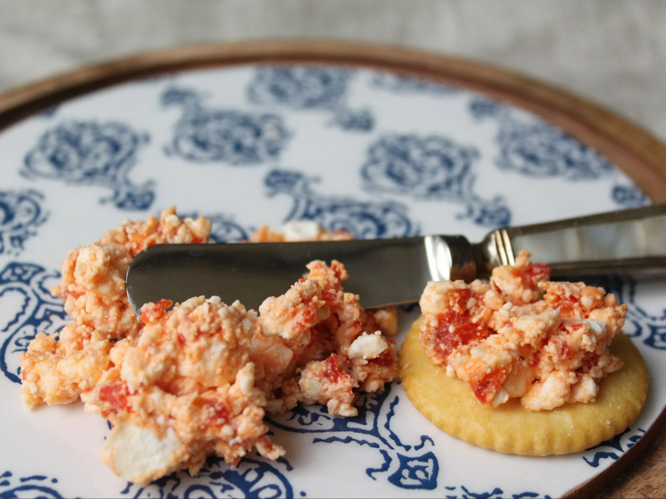 Pasta z fety i pomidorów