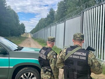 Patrol na polsko-białoruskiej granicy