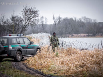 Patrol przy granicy polsko-białoruskiej