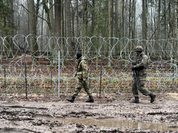 Patrol w okolicach granicy polsko-białoruskiej, zdjęcie ilustracyjne