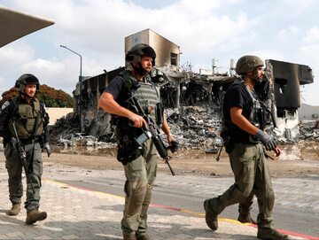 Patrol wojskowy w Izraelu