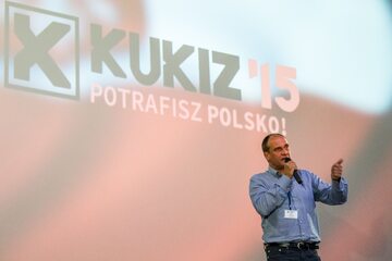 Paweł Kukiz podczas konwentu Kukiz'15