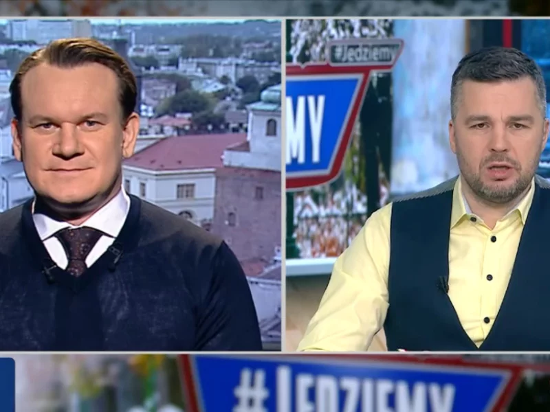 Dominik Tarczyński w programie „#Jedziemy”