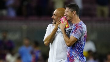 Pep Guardiola i Robert Lewandowski