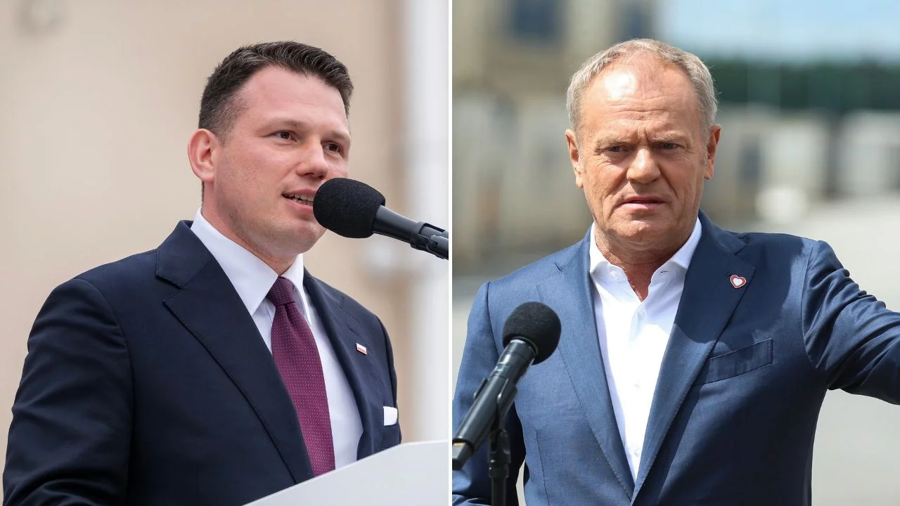 Sławomir Mentzen i Donald Tusk