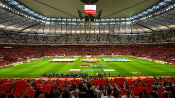 PGE Narodowy w trakcie meczu Polska – Ukraina