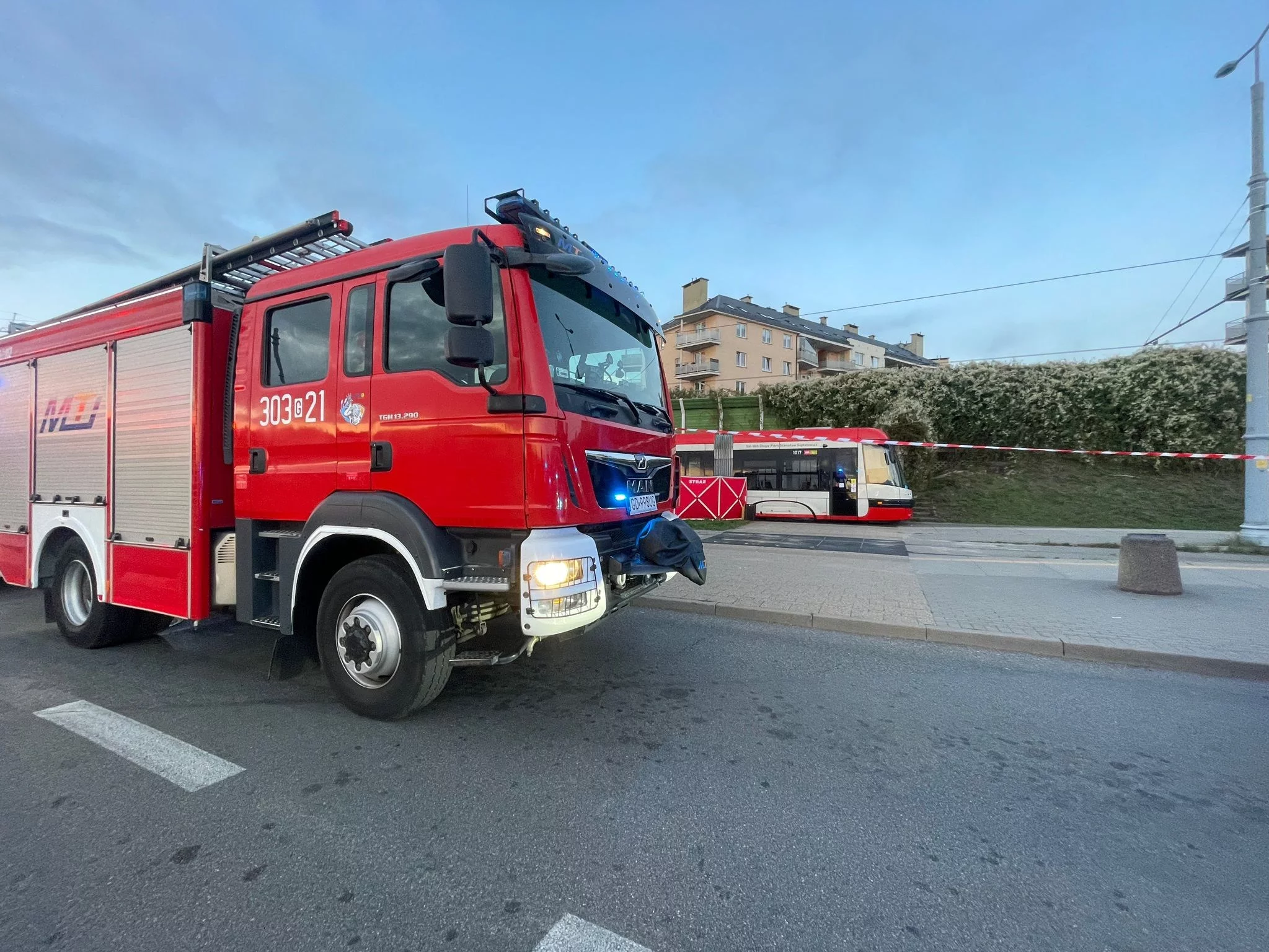 Gdańsk. Dziecko zginęło na miejscu po potrąceniu przez tramwaj